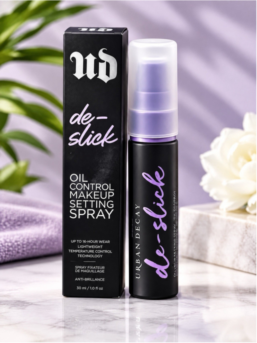 Urban Decay De-Slick Oil Control Makeup Setting Spray 1 oz / 30 mL NEW IN BOX